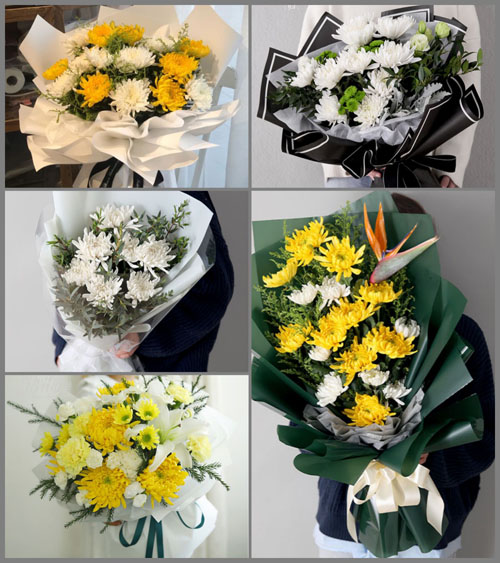 四川成都邛崃市茶园乡和乐村白事花束代送